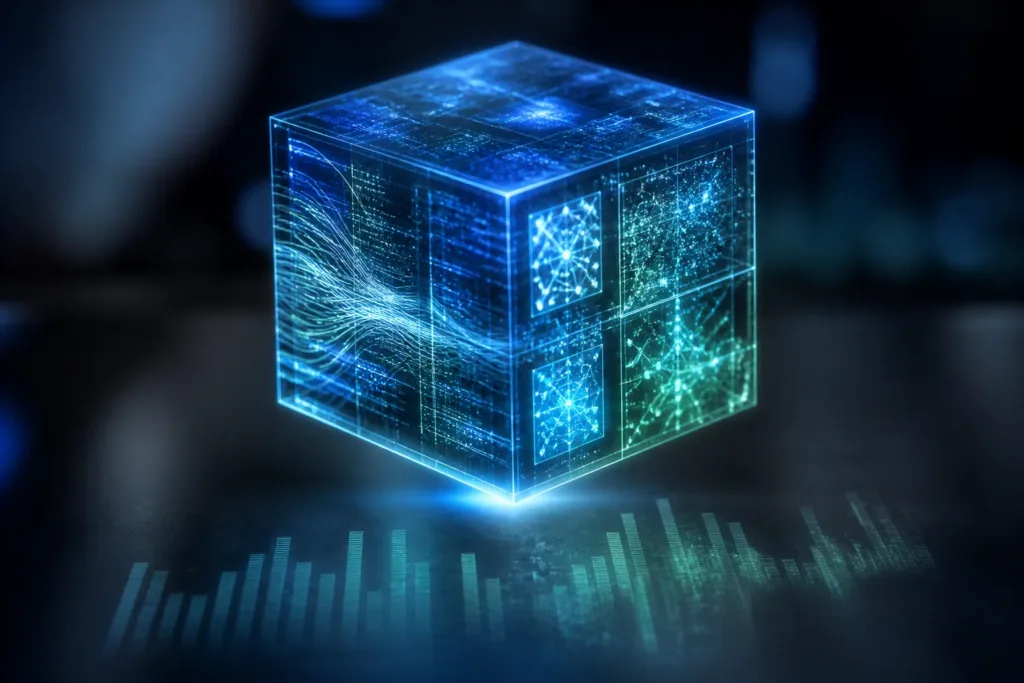 What qualifies as an AI platform for data analysis, and how does it differ from a traditional business intelligence tool?