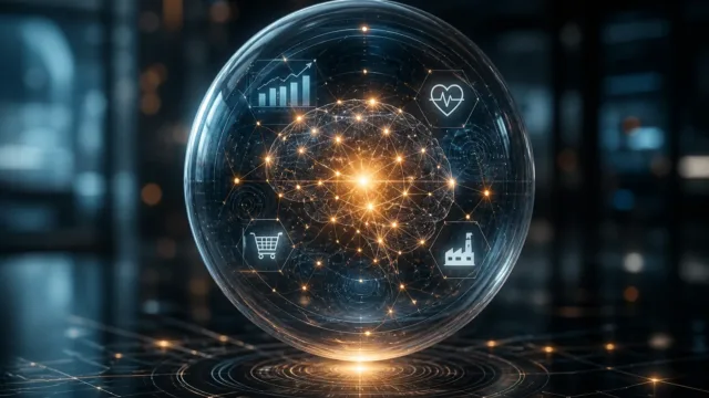 Which business problems and industries benefit most from AI predictive analytics?